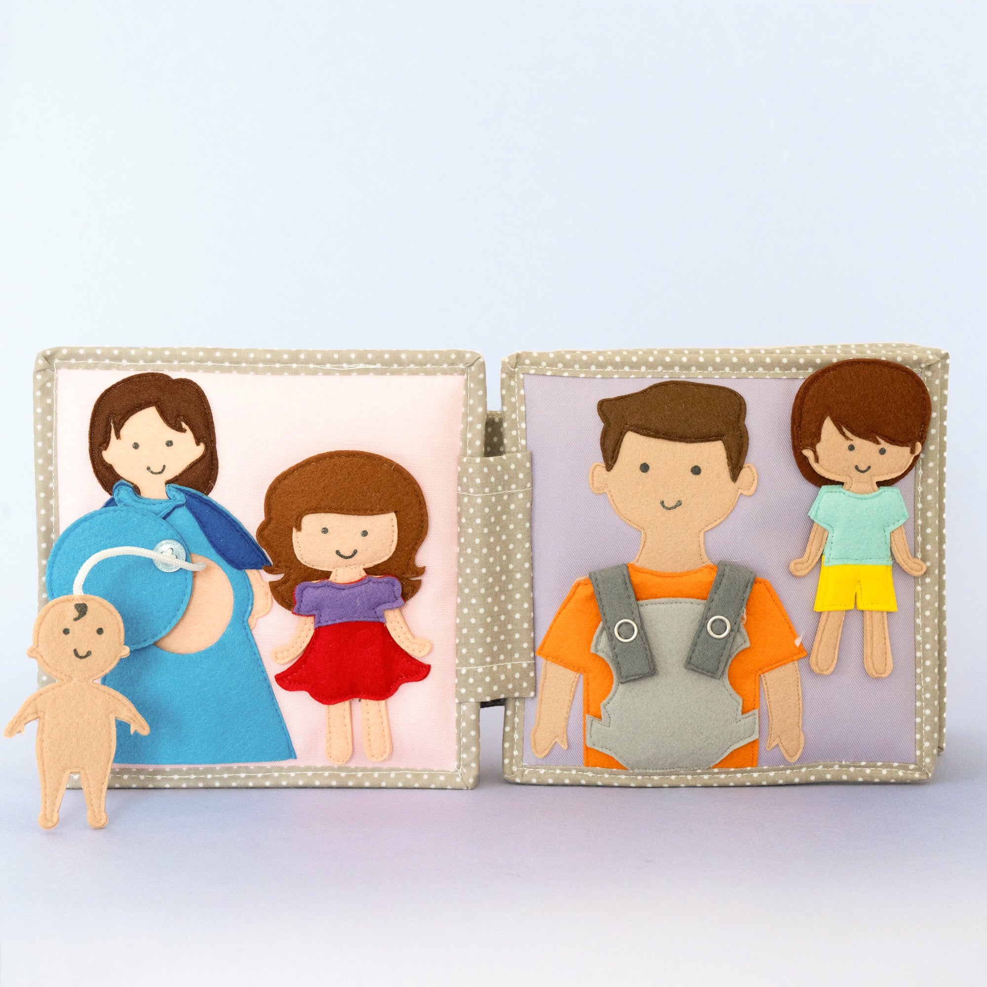 Jolly Baby - 6 pages Mini Quiet Book