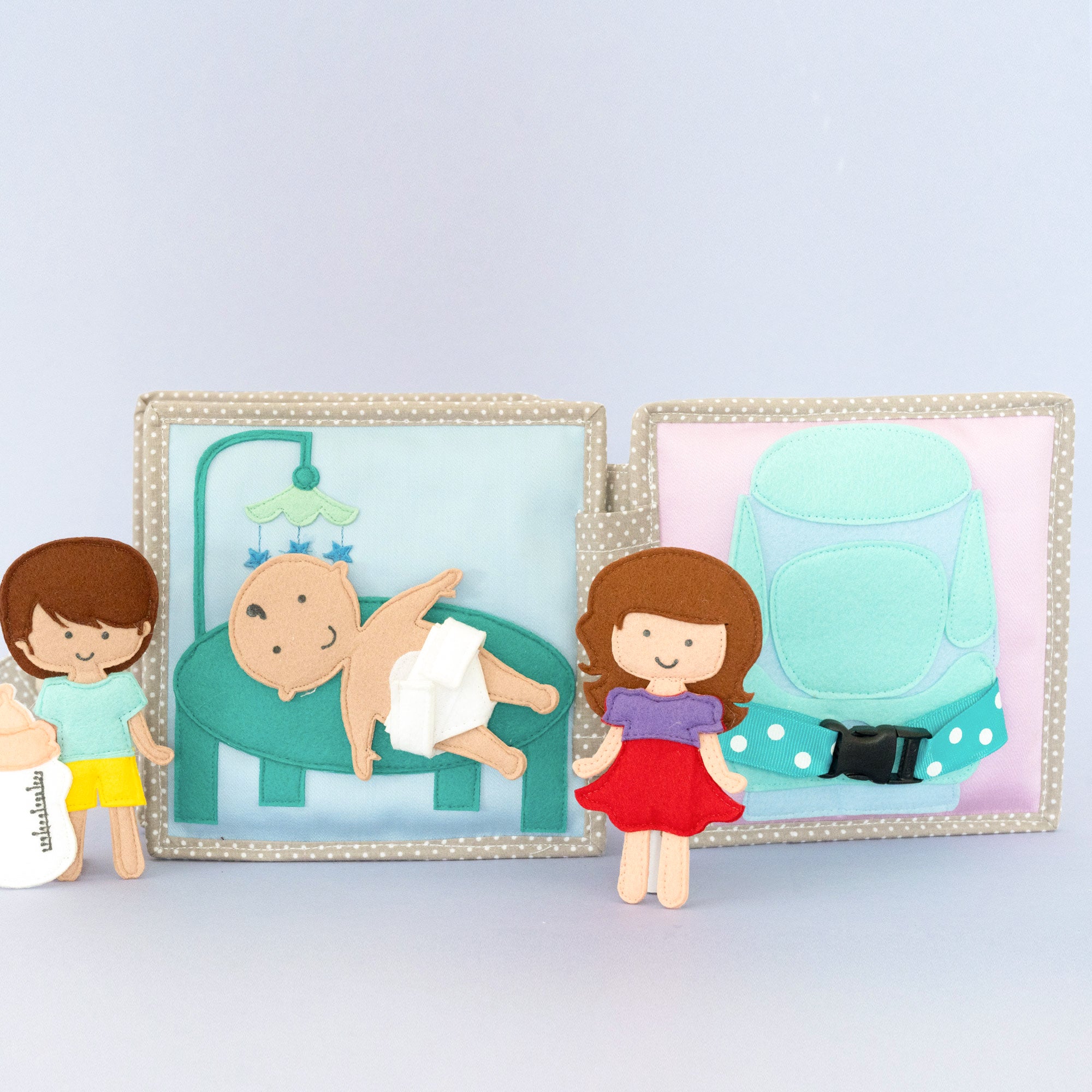 Jolly Baby - 6 pages Mini Quiet Book