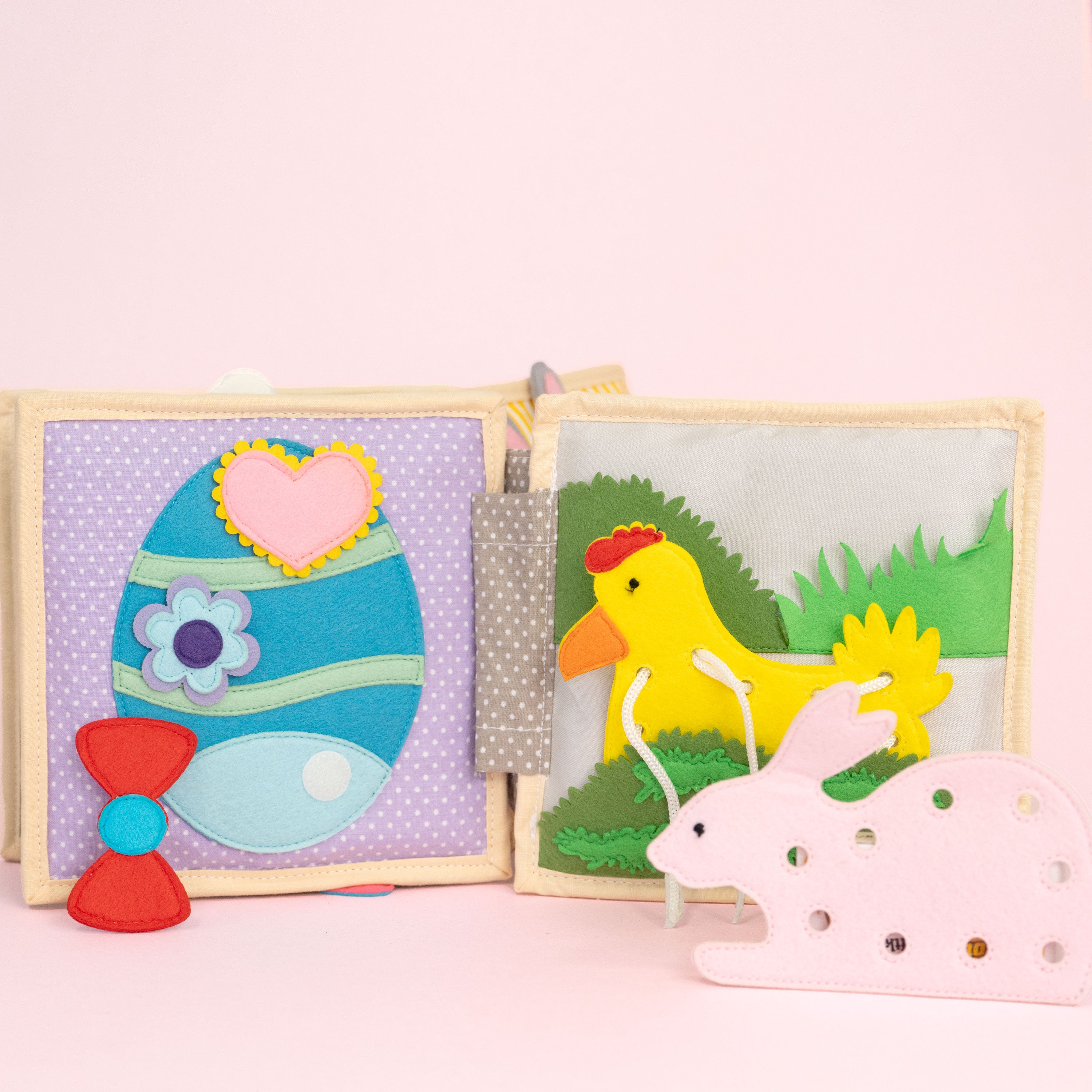 Funny Bunny- 6 pages Mini Quiet Book