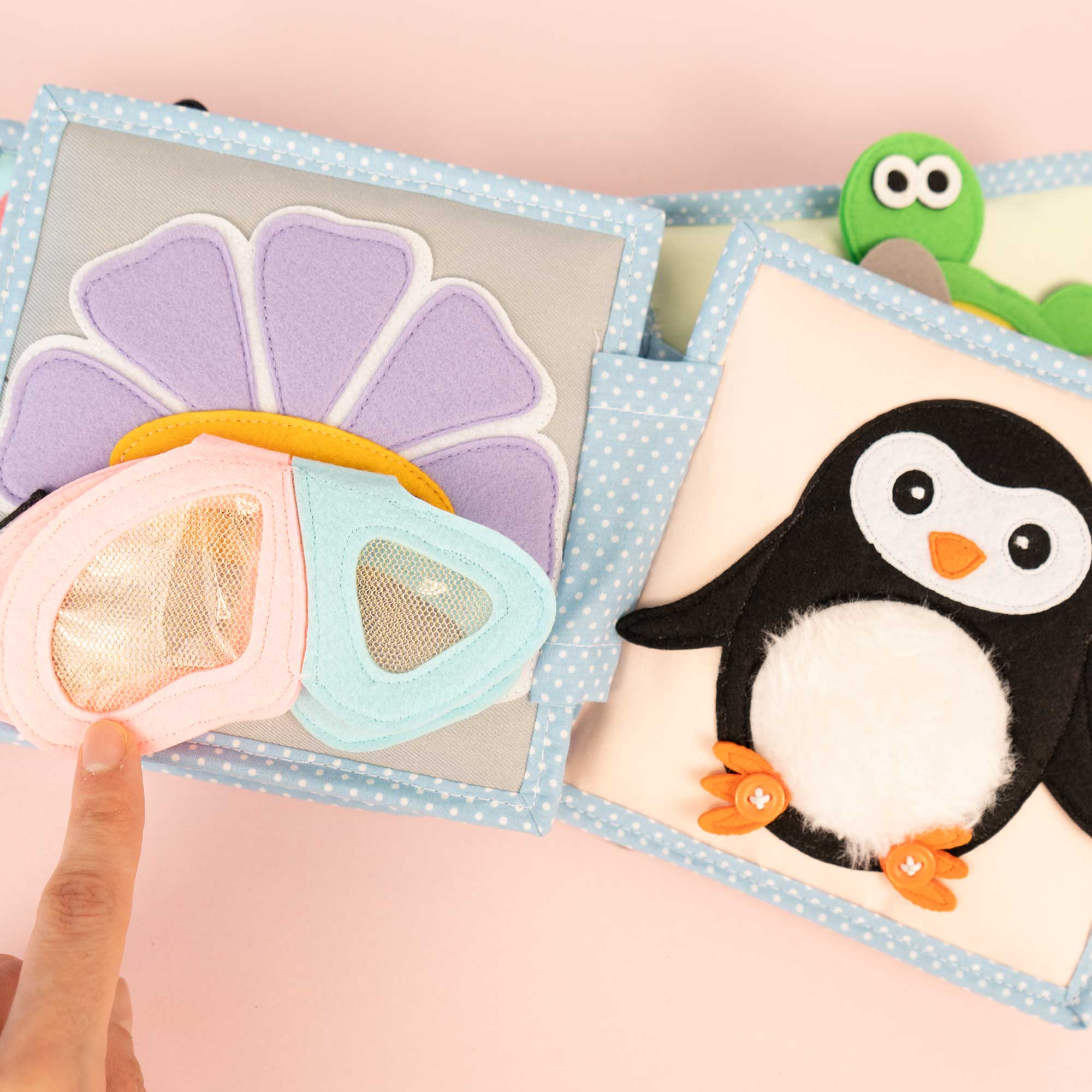 Little Bee - 6 Pages Mini Quiet Book