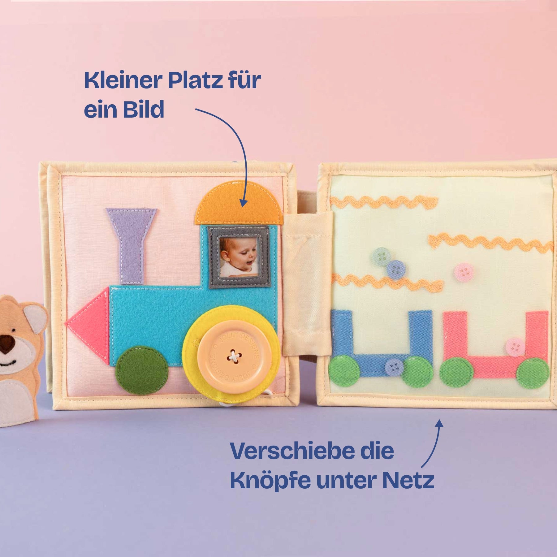 Aeroplane - 6 Pages Mini Quiet Book