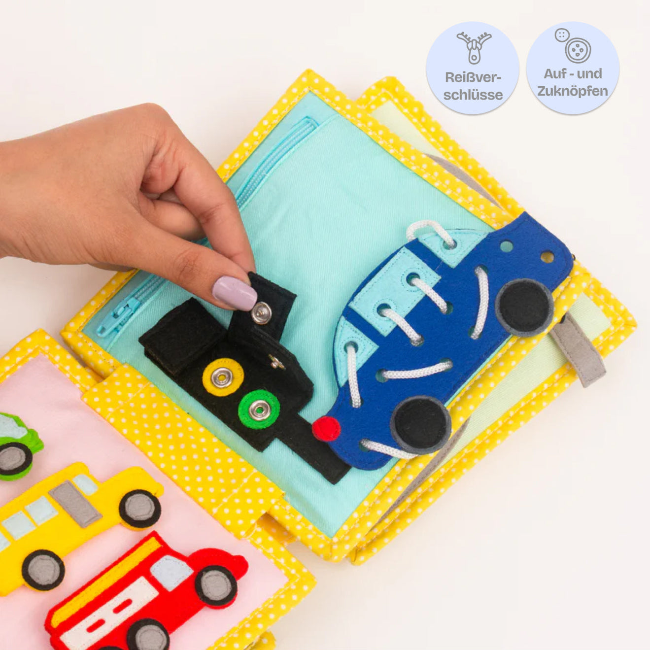 My First Digger - 6 pages Mini Quiet Book