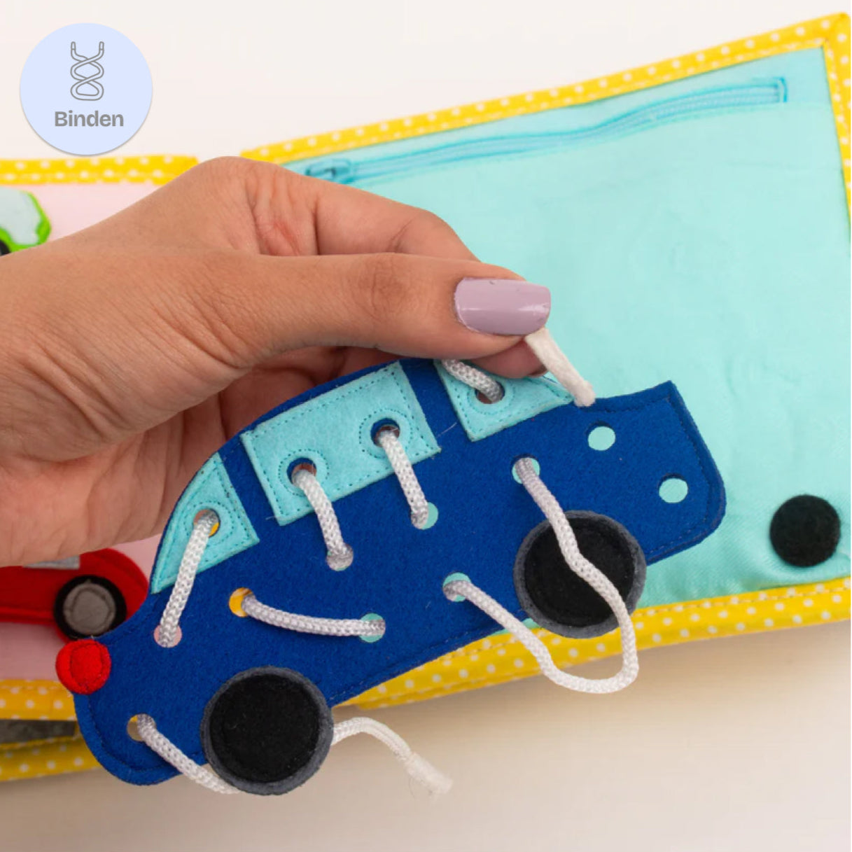 My First Digger - 6 pages Mini Quiet Book