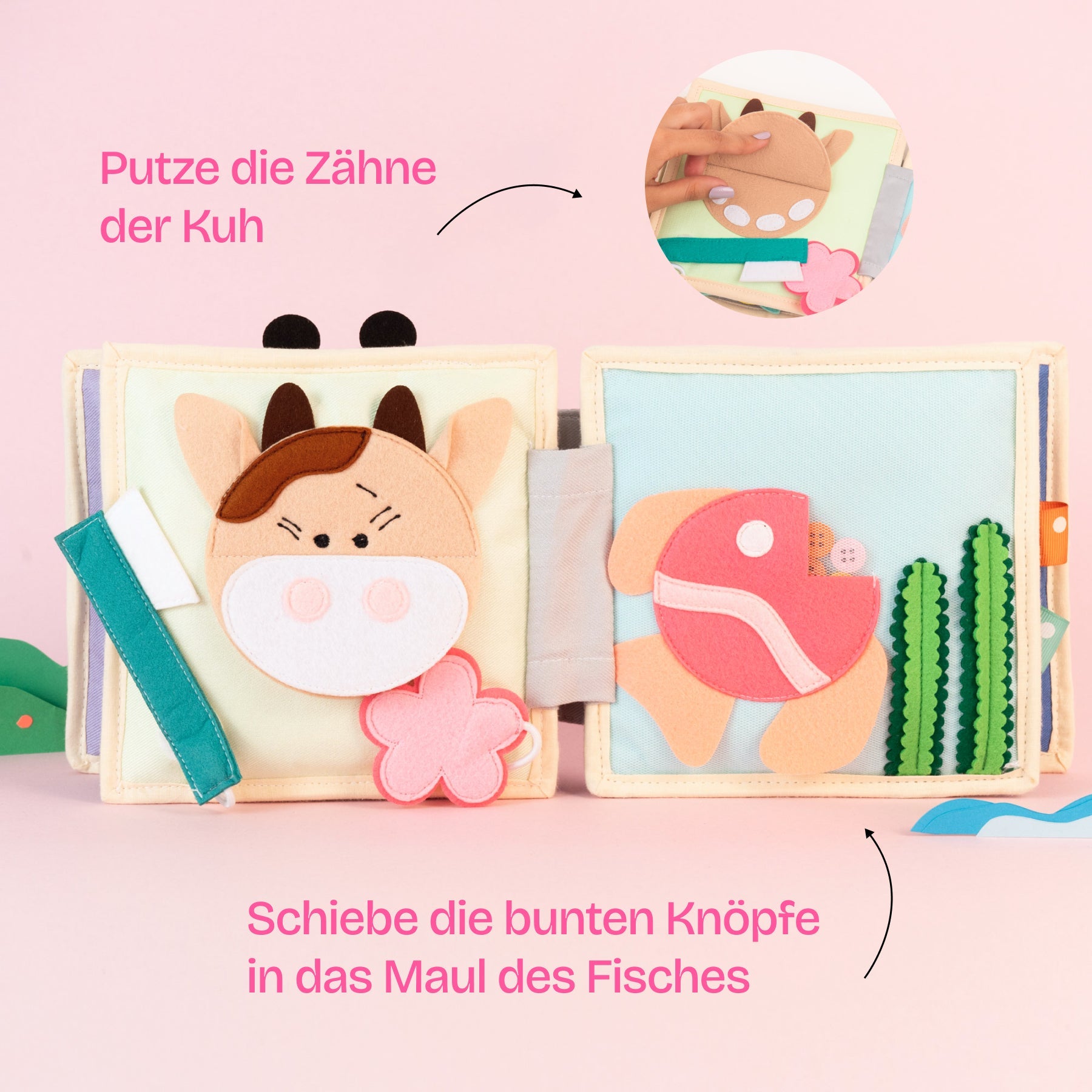 Magic Bird - 6 Pages Mini Quiet Book