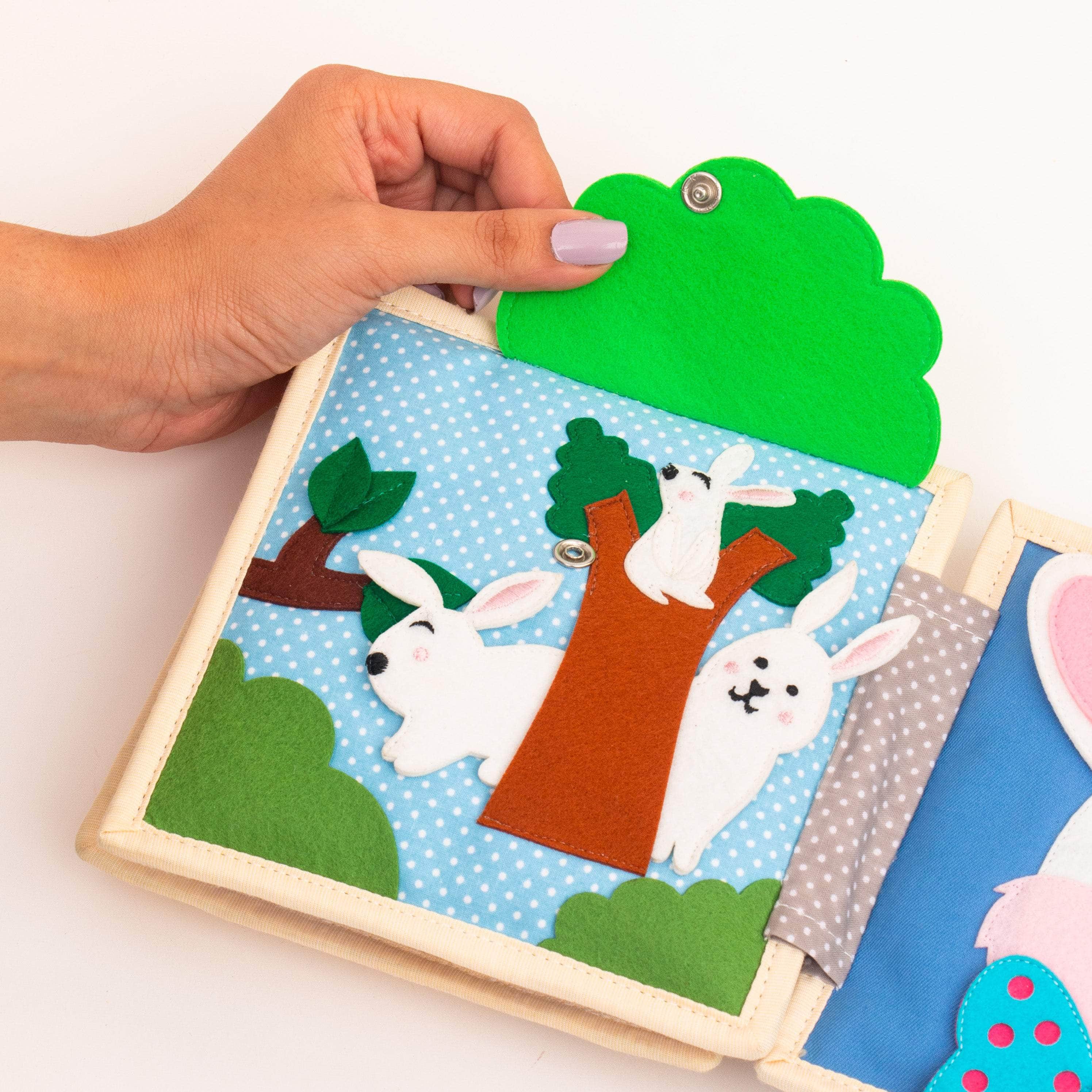 Funny Bunny- 6 pages Mini Quiet Book