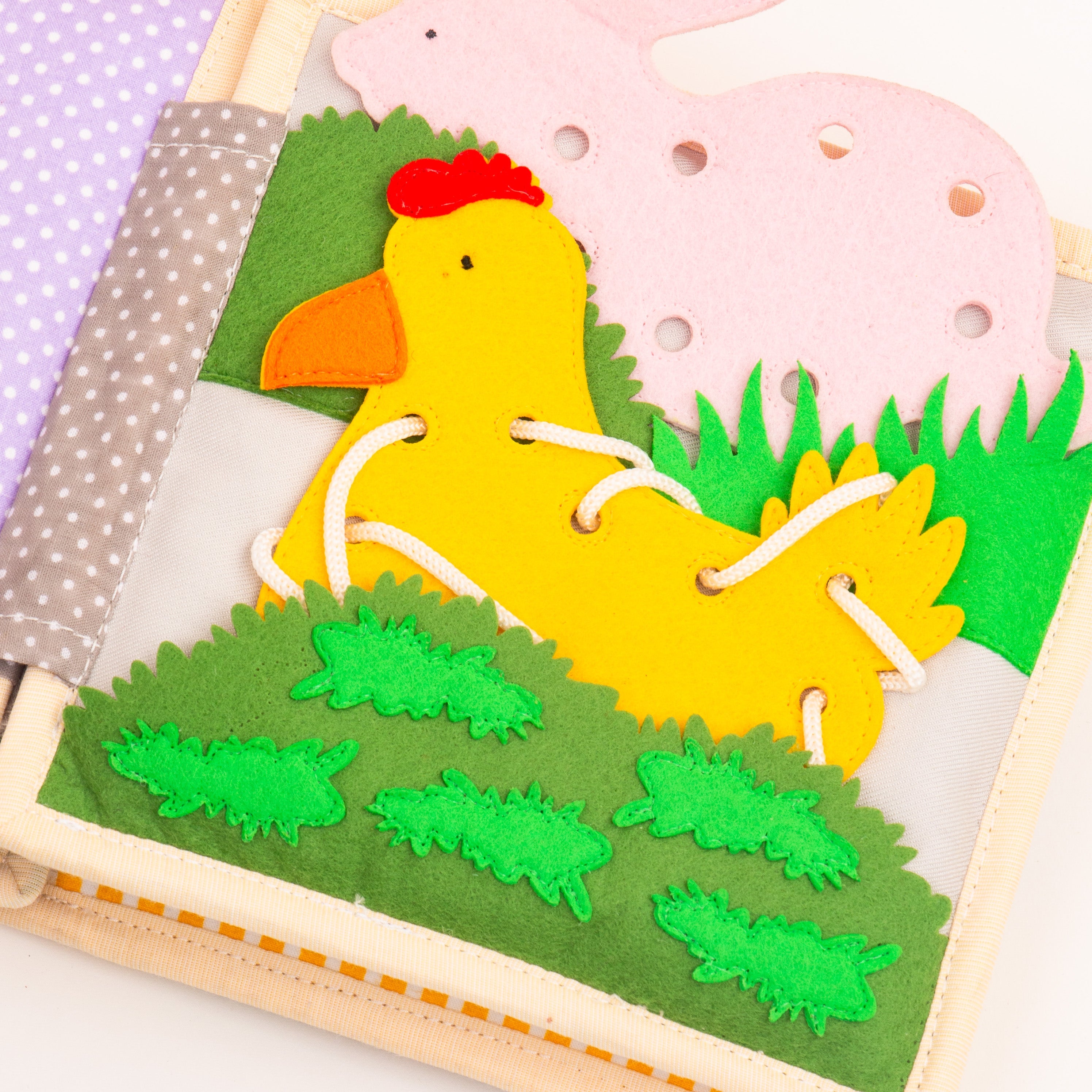 Funny Bunny- 6 pages Mini Quiet Book