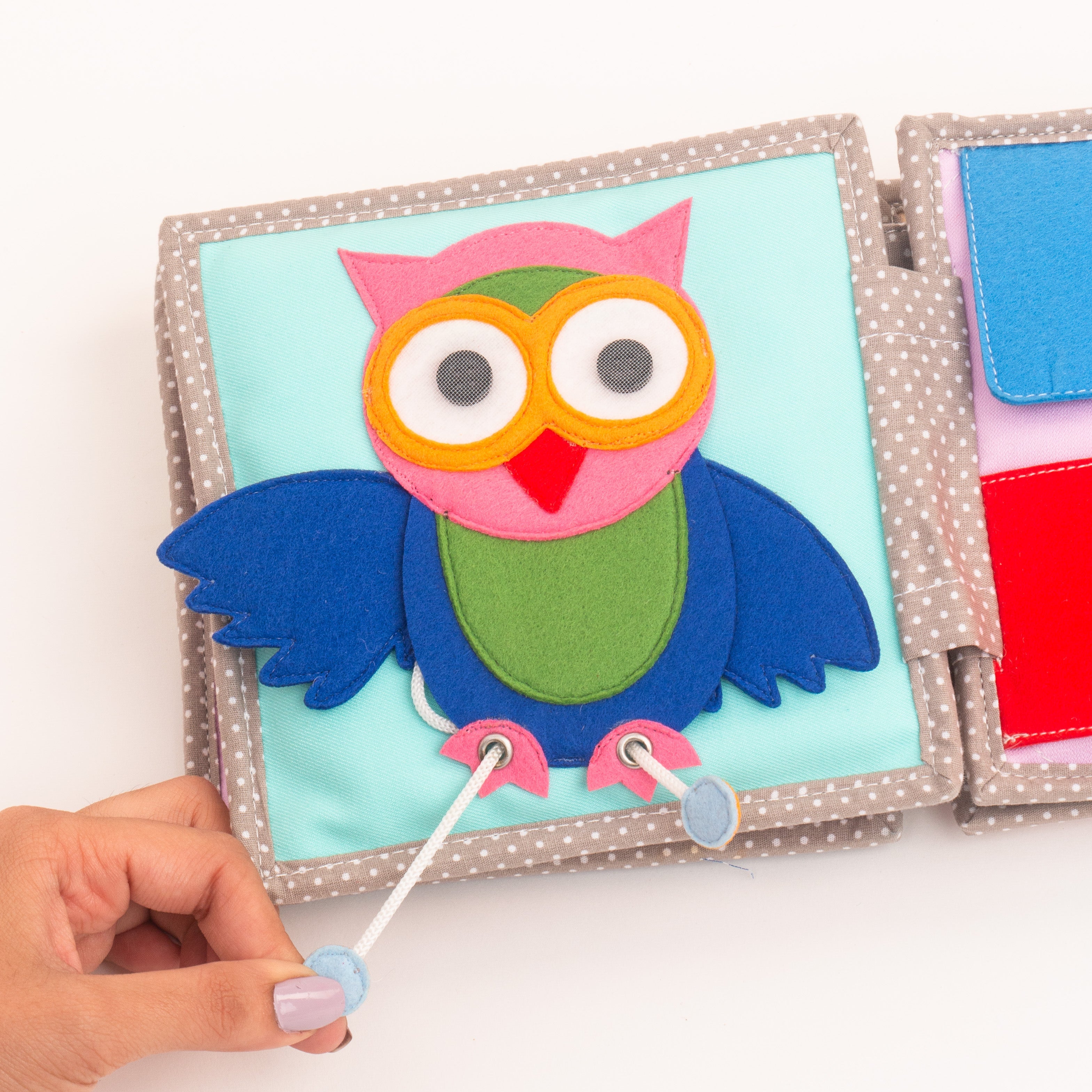 Peek-a-Boo - 6 Pages Mini Quiet Book