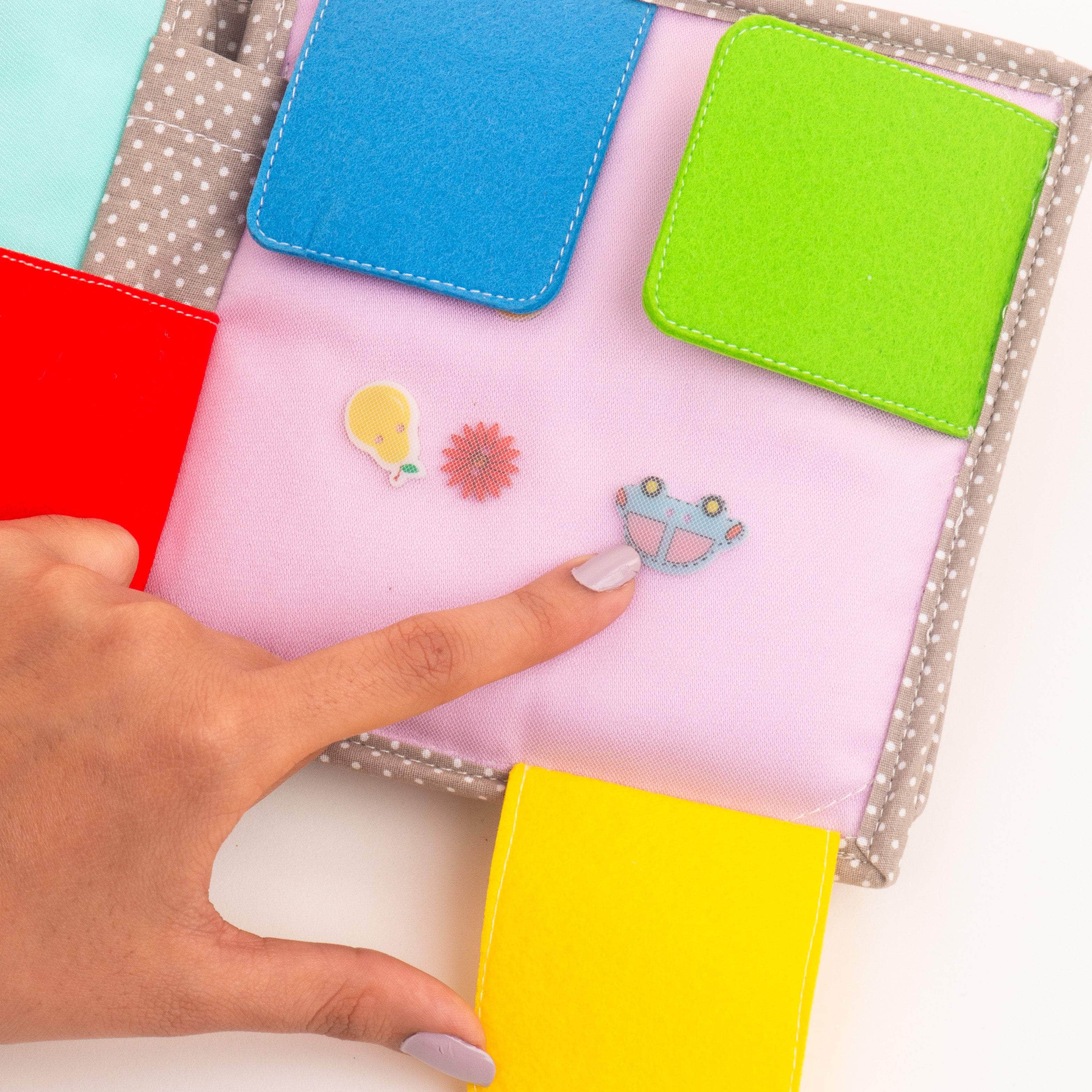 Peek-a-Boo - 6 Pages Mini Quiet Book