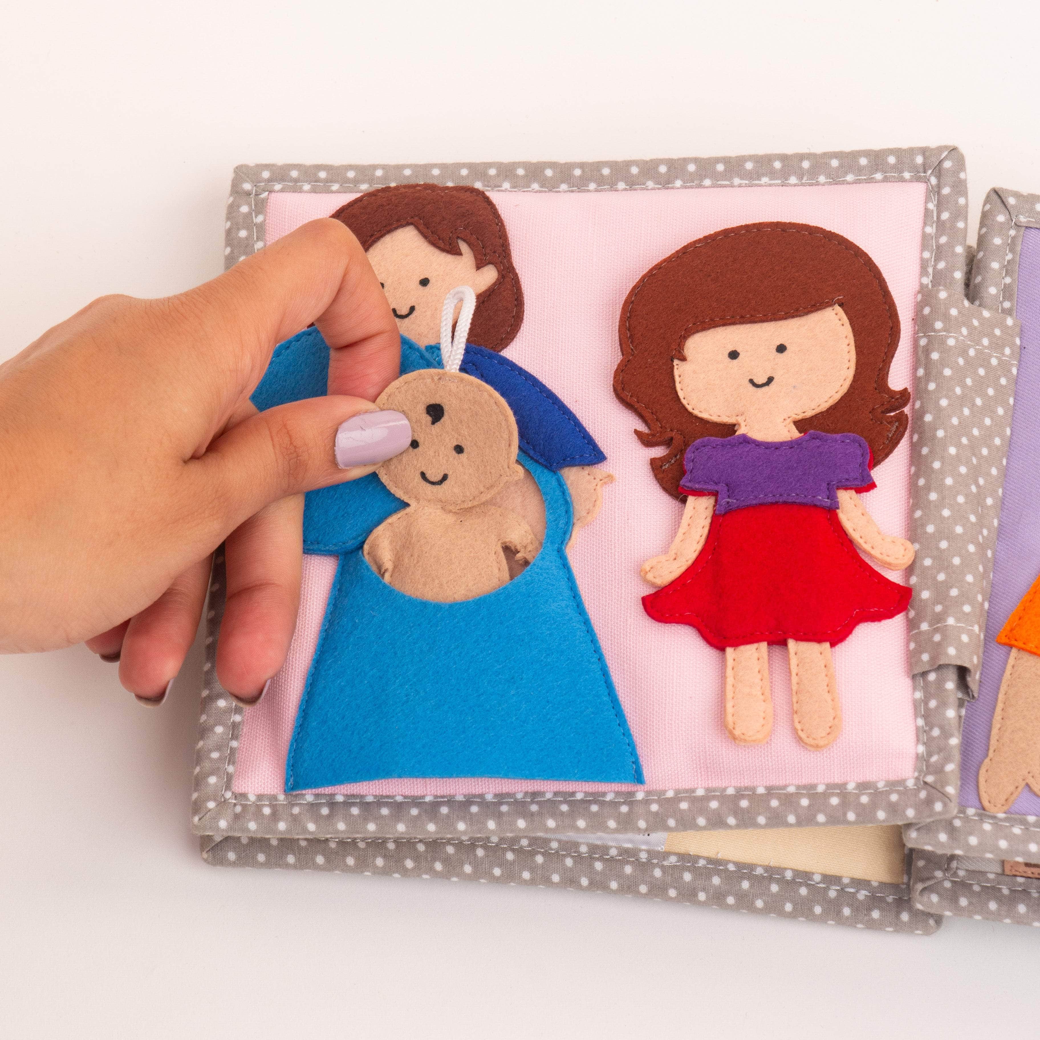 Jolly Baby - 6 pages Mini Quiet Book