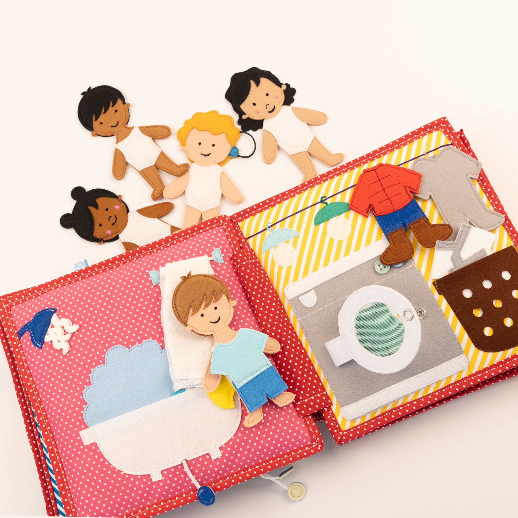 Salut toi! - 6 pages Quiet Book 