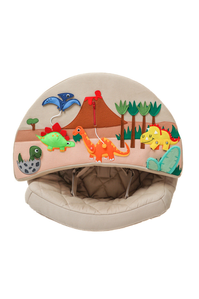 Fauteuil d’activité Fauteuil d’activité rond Rondo beige avec coussin Dino