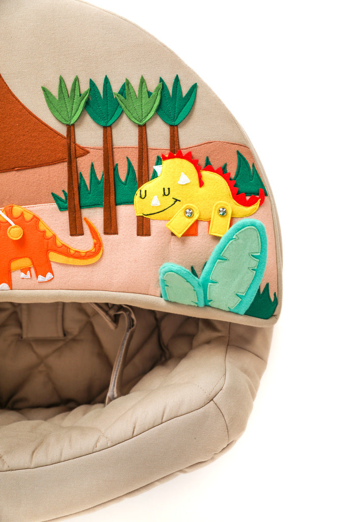 Fauteuil d’activité Fauteuil d’activité rond Rondo beige avec coussin Dino