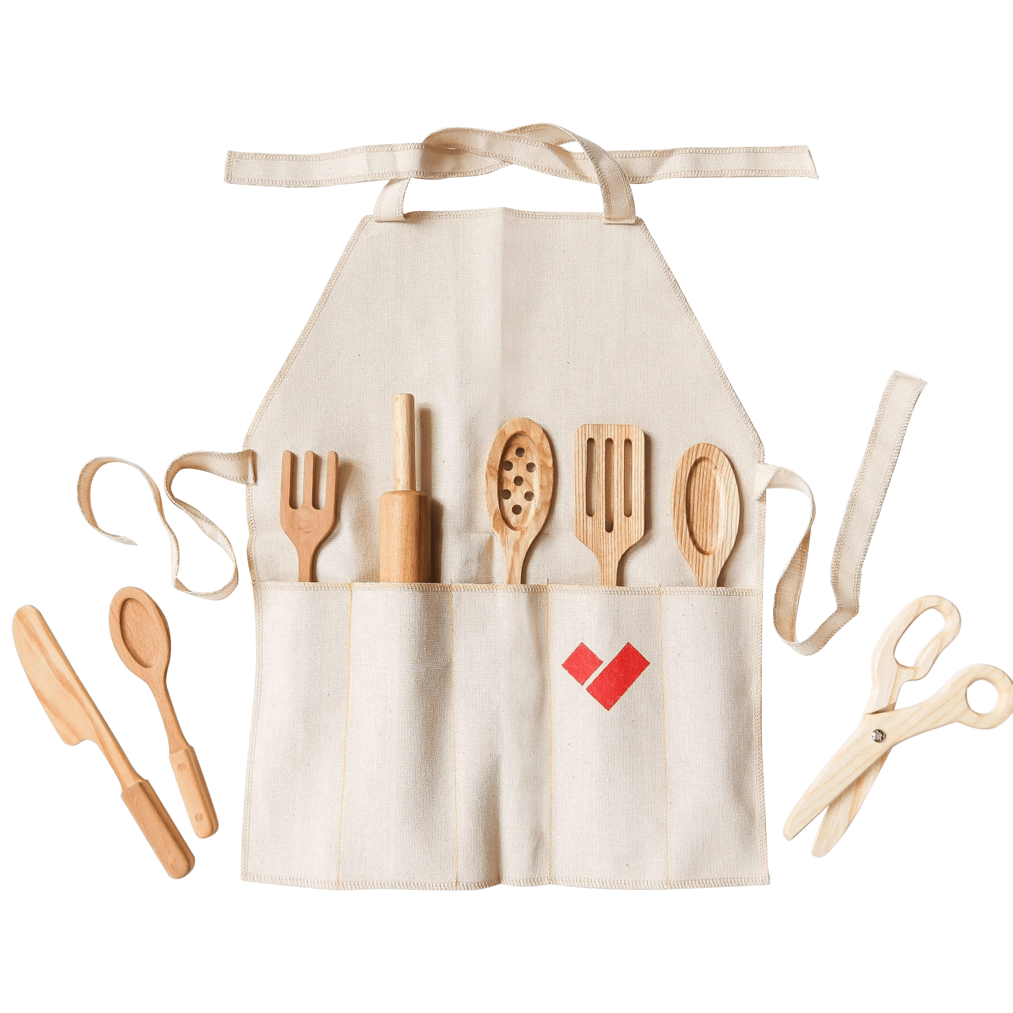 Ensemble de cuisine jouet en bois