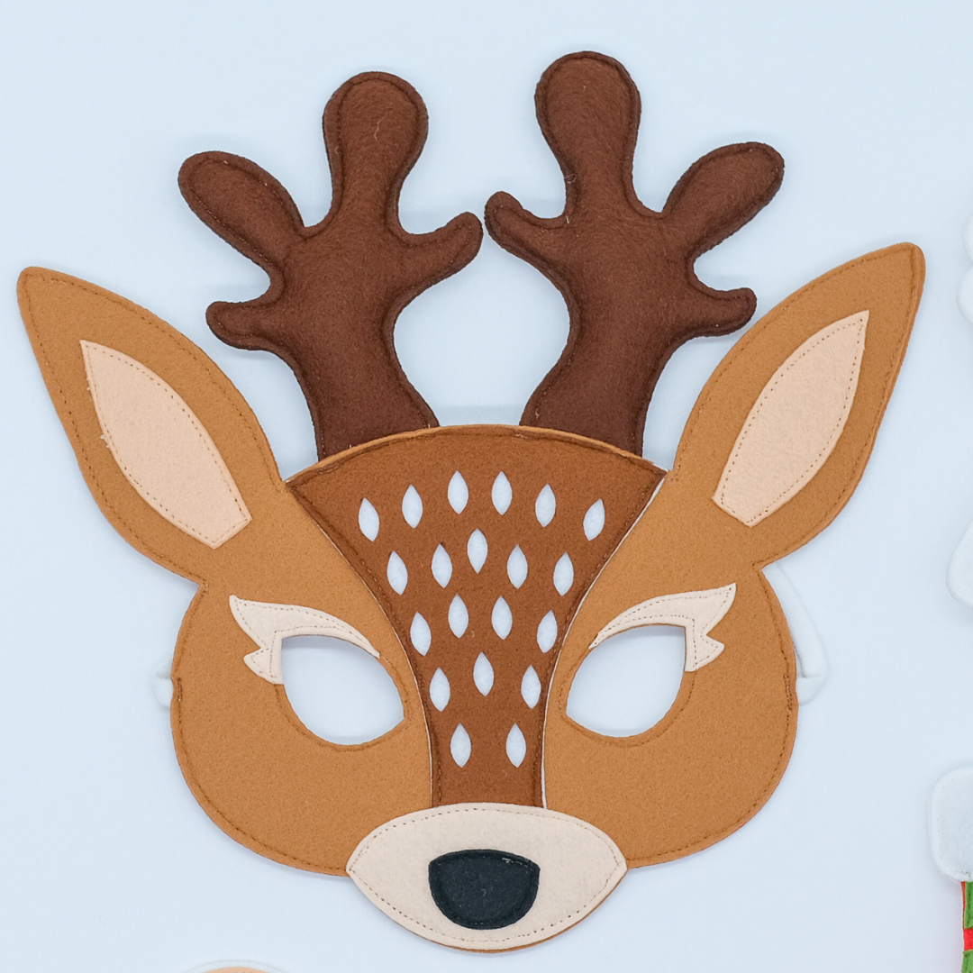 Reindeer felt mask