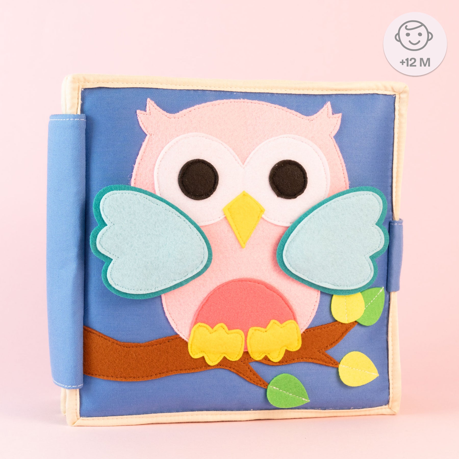 Petit hibou coloré - 6 pages Quiet Book