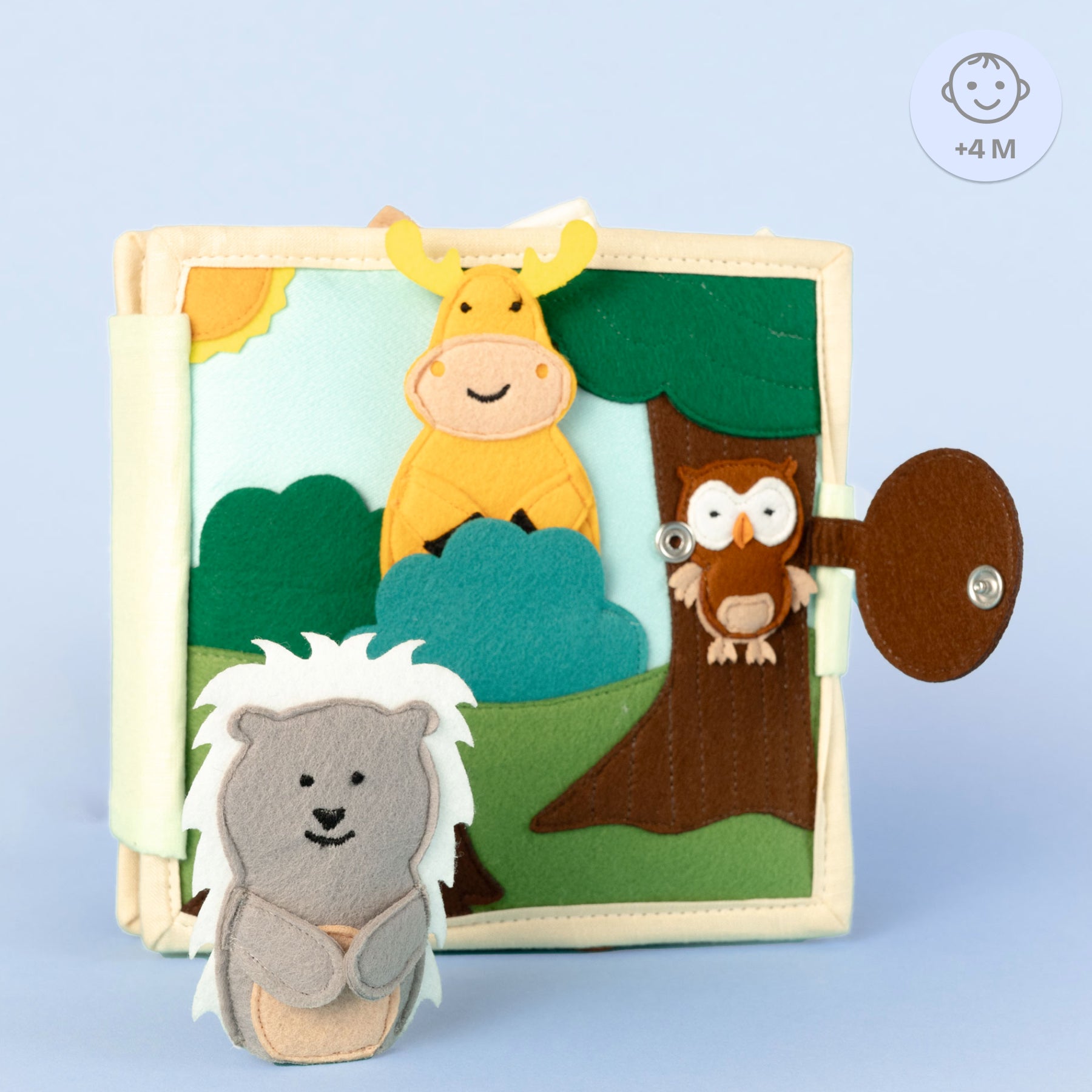 Tierfreunde - 6 Seiten Mini Quiet Book