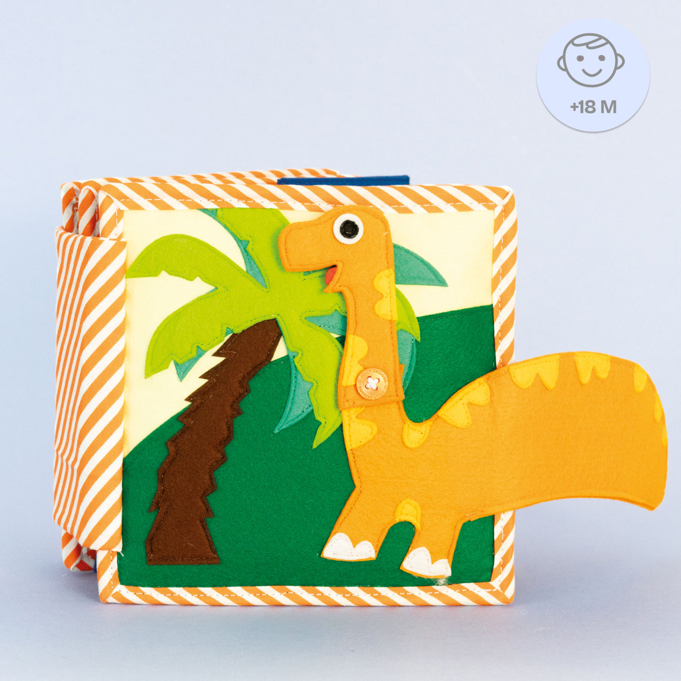 Dino amis – Mini quiet book de 6 pages