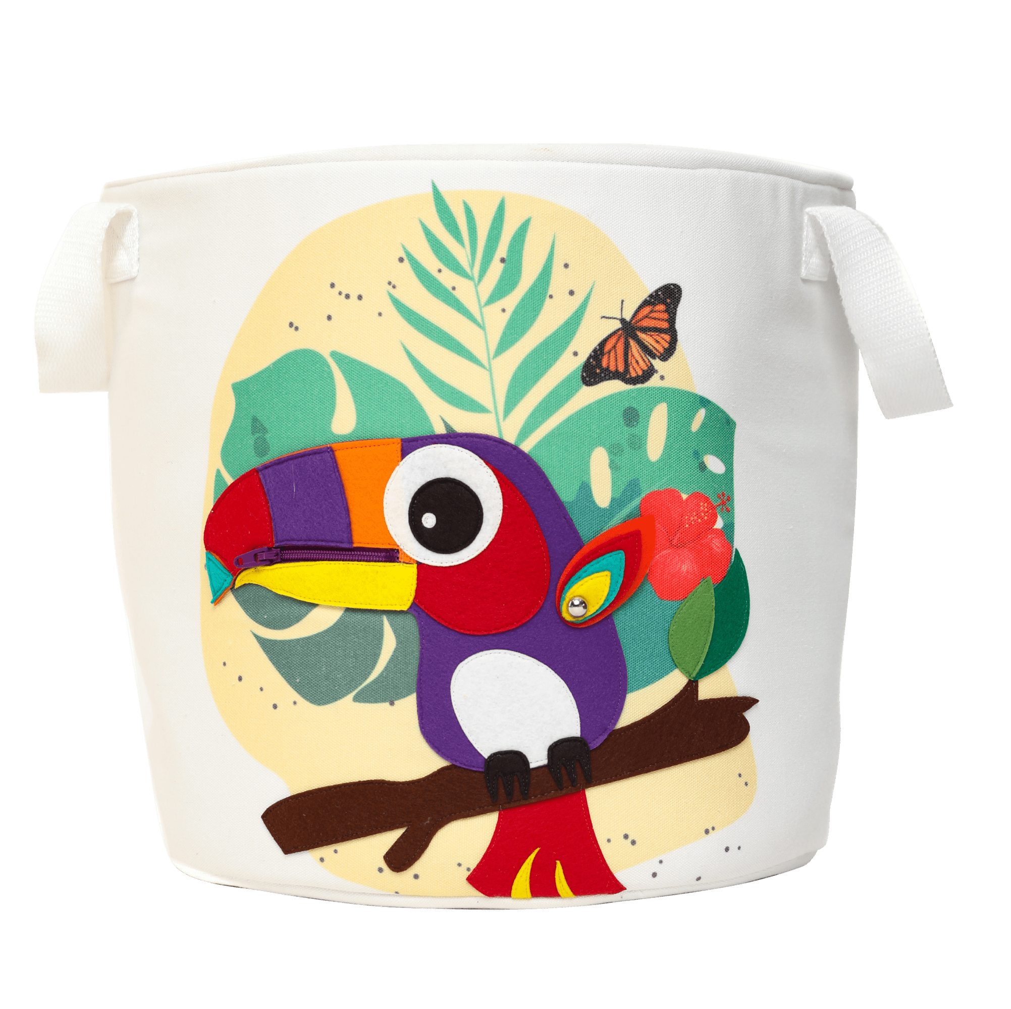 Boîte de rangement - Toucan (ronde)