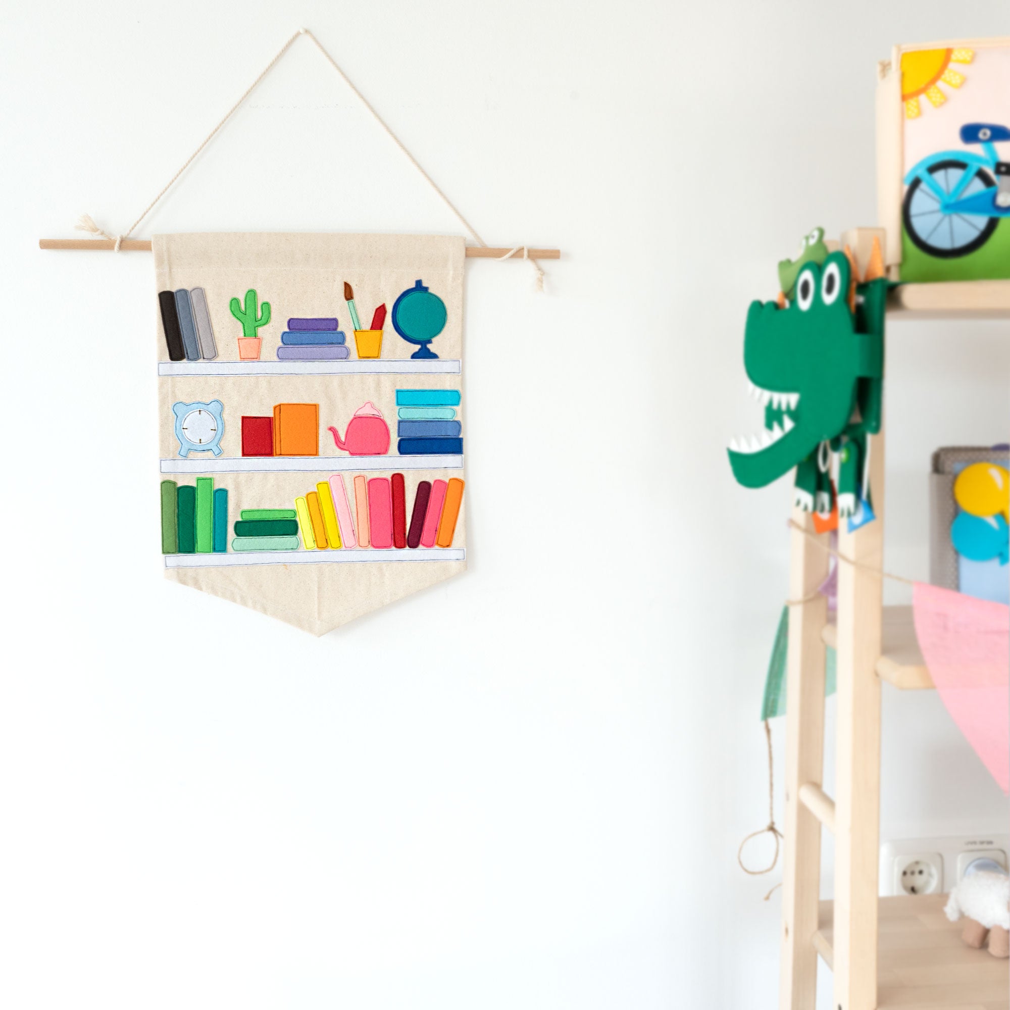 Book Shelf Wall Rug