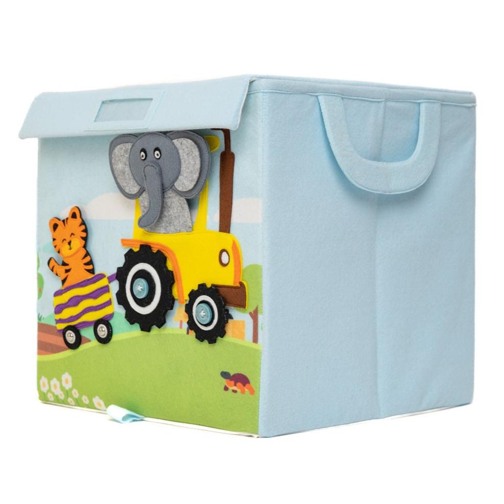 Animal Train - Storage Box (square)