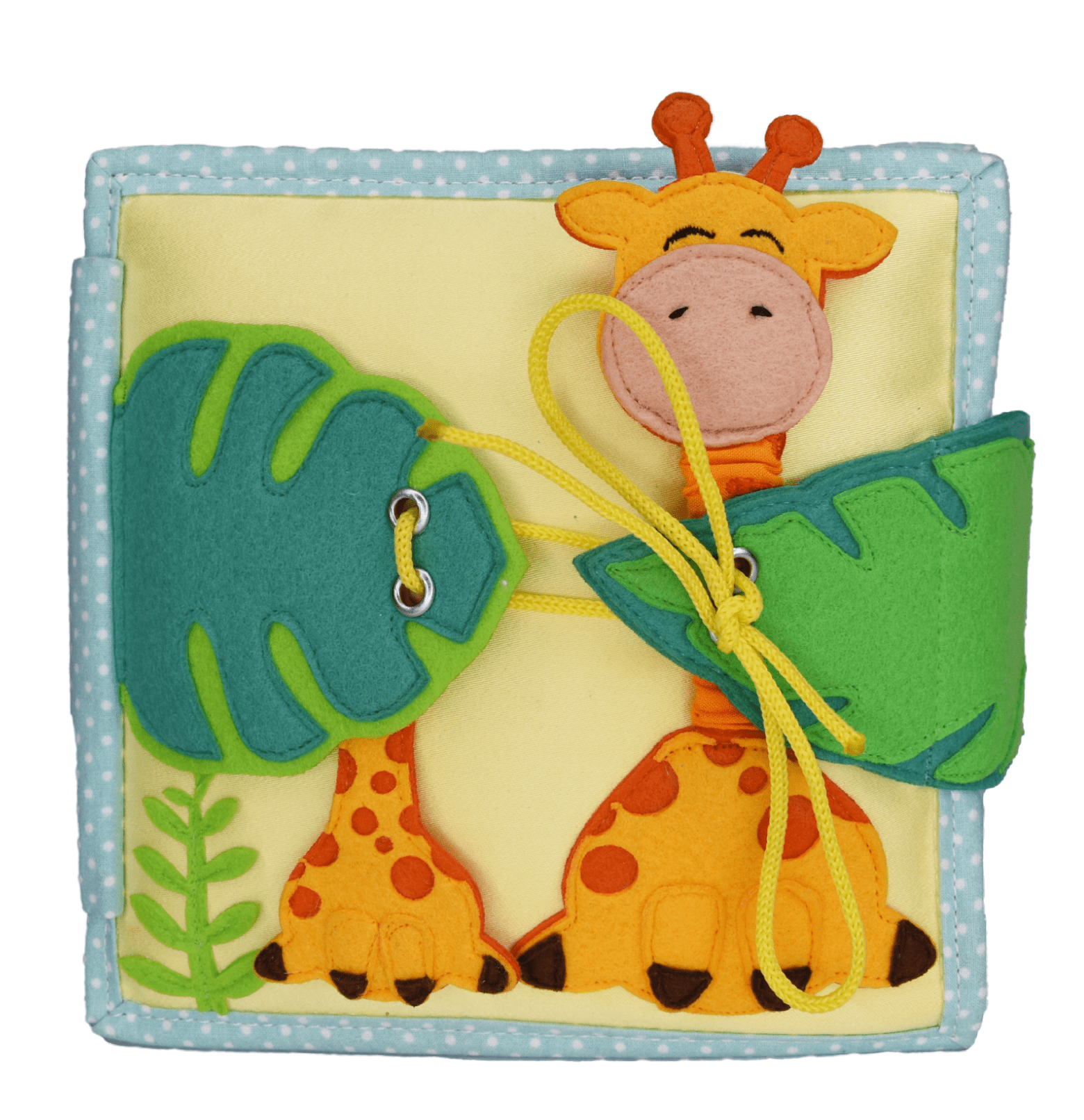 Jolly Jungle - 6 Seiten Mini Quiet Book