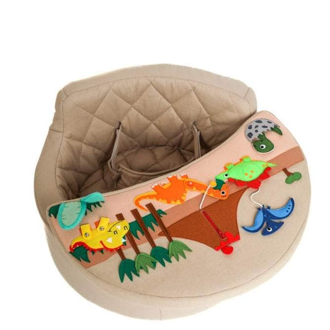 Fauteuil d’activité Fauteuil d’activité rond Rondo beige avec coussin Dino