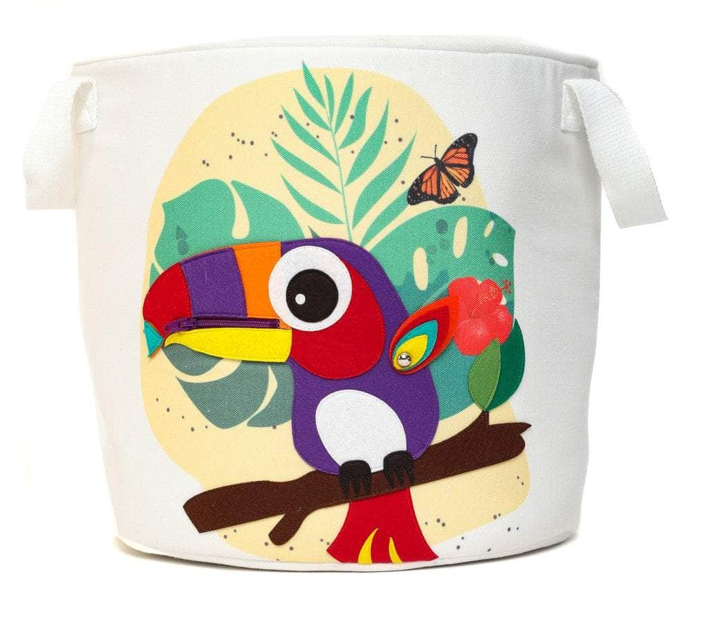 Boîte de rangement - Toucan (ronde)